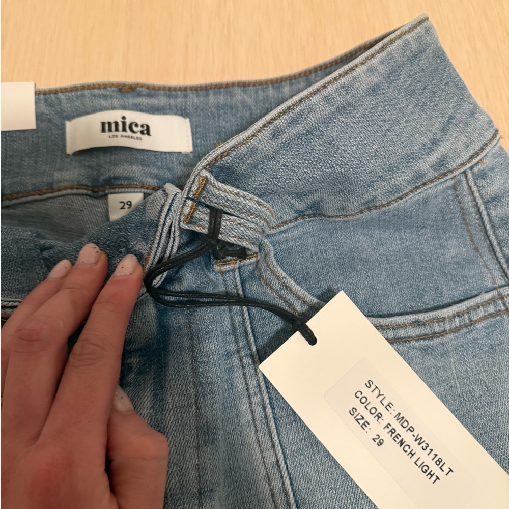 NWT Mica Super High Rise Wide Leg Jean 29 - Picture 12 of 14